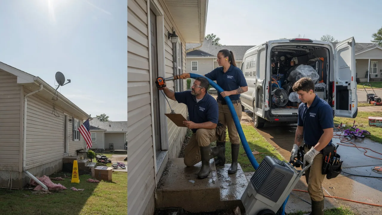 Ceiling Water Damage Restoration in Alexandria, MO near me